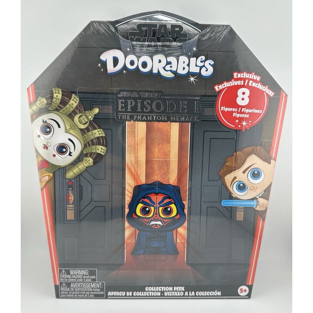 Star Wars Doorables Episode I Phantom Menace Collection Peek Exclusive 8 Figures